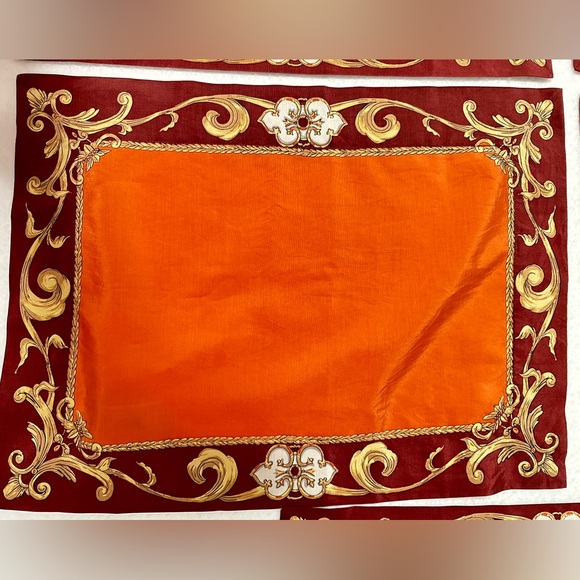 Willams Sonoma Home Set of 5 Silk & Cotton Placemats *one spot* - Picture 1 of 10